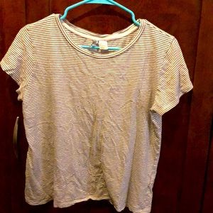 Black and white stripped t-shirt